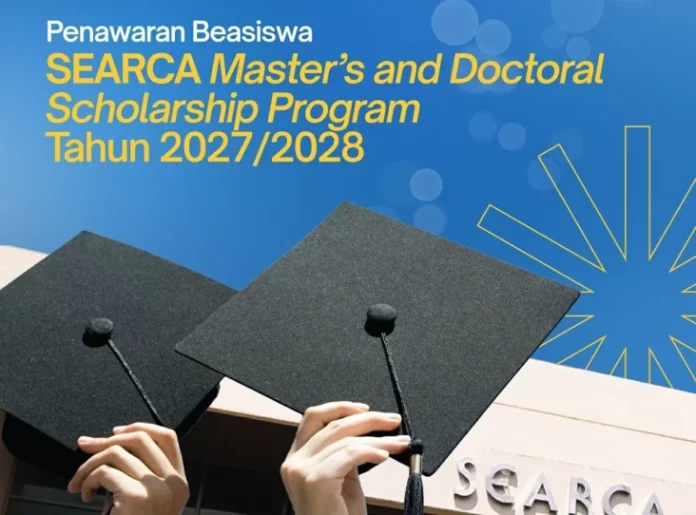 Informasi beasiswa SEARCA untuk studi S2 dan S3 tahun akademik 2027-2028