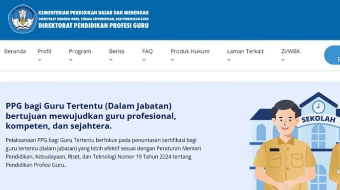 Ilustrasi program Pendidikan Profesi Guru bagi Guru Tertentu
