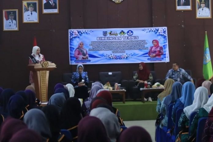 Bunda PAUD Hulu Sungai Selatan membuka pelatihan Portal Pijar di Kandangan
