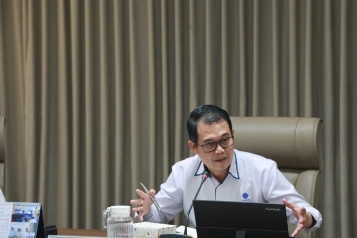 Dirjen Binalavotas Kemnaker Darmawansyah memberikan pembekalan kepada peserta MagangHub 2026 Tahap 2