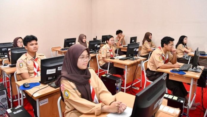 Dokumentasi pelaksanaan Tes Kemampuan Akademik