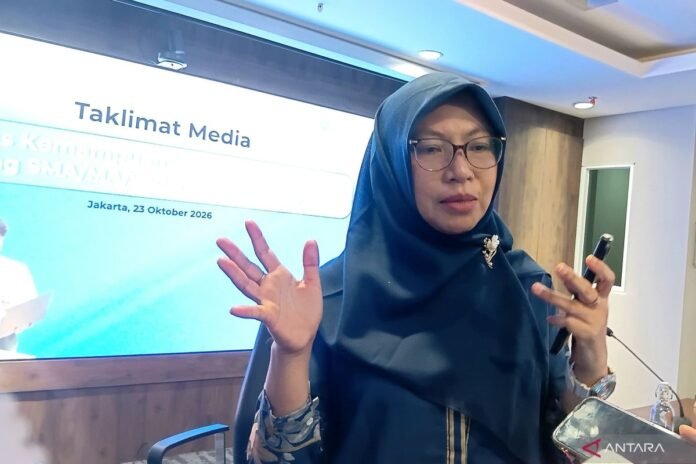 Kepala Pusat Asesmen Pendidikan Kemendikdasmen Rahmawati menjelaskan TKA
