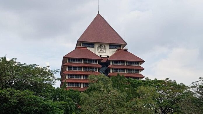 Gedung rektorat Universitas Indonesia di Depok