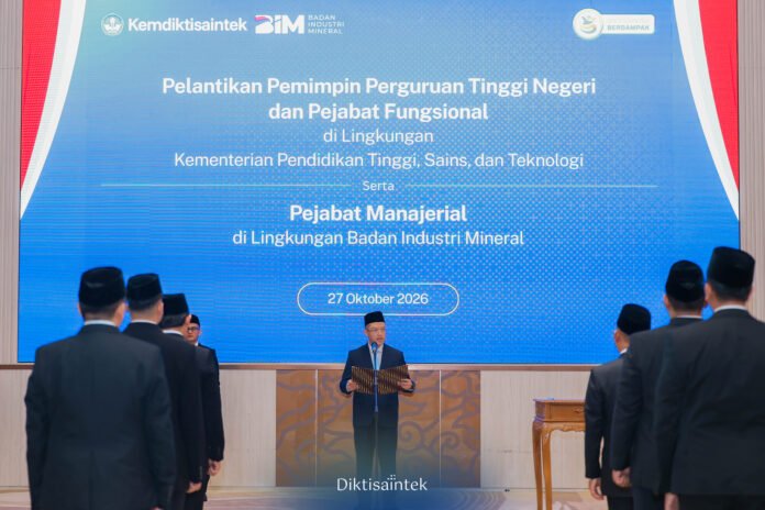Pelantikan pimpinan perguruan tinggi negeri oleh Kemdiktisaintek