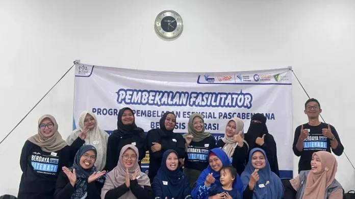 Peserta pembekalan fasilitator pembelajaran esensial pascabencana berbasis literasi di Banda Aceh