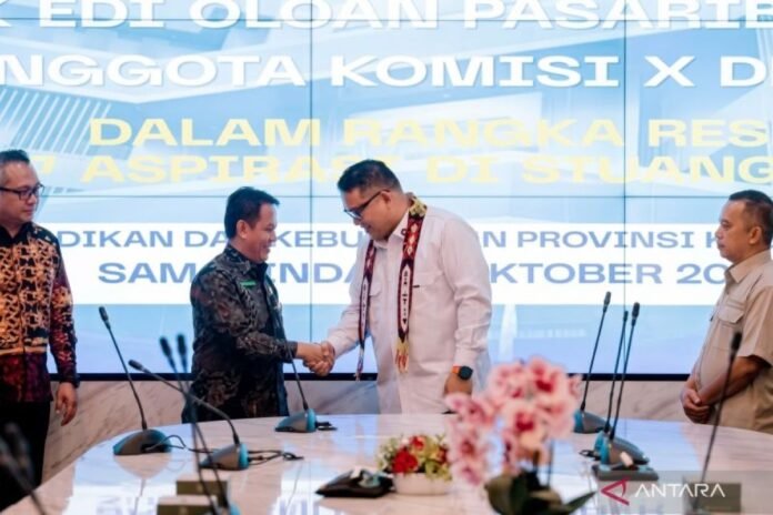 Disdikbud Kalimantan Timur menyambut anggota Komisi X DPR RI di Samarinda