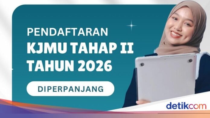 Informasi perpanjangan pendaftaran KJMU Tahap II 2026 hingga 11 Oktober