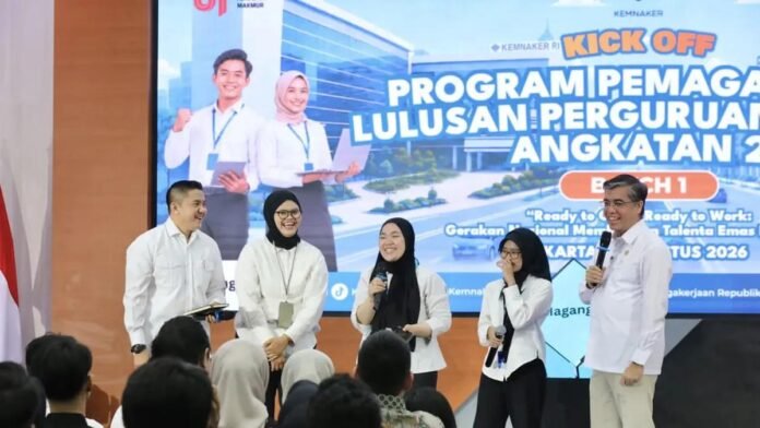 Peserta mengikuti program MagangHub